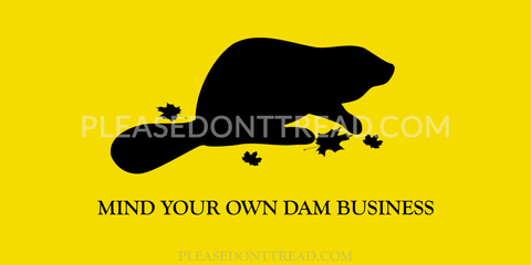 Mind Your Own Dam Business - Beaver Sticker